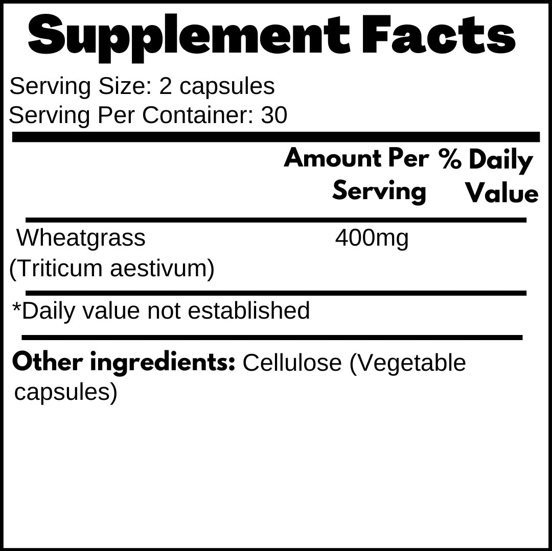 Wheatgrass Capsules