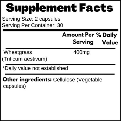 Wheatgrass Capsules