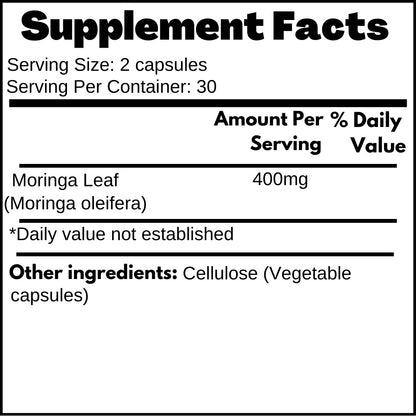 Moringa Leaf Capsules